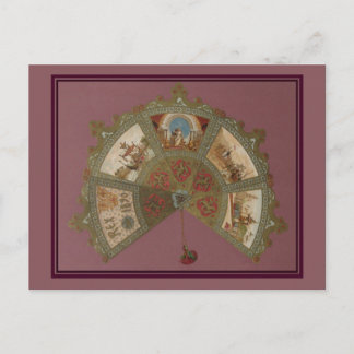 Mardi Gras Rex Ball 1890 Invitation Postcard