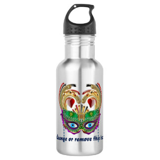 Mardi Gras Riverboat Queen 2 view notes below Stainless Steel Water Bottle