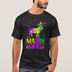 Mardi Gras Rottweiler Dog Lover Carnival Jester Pr T-Shirt