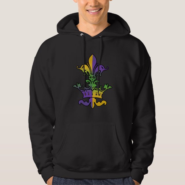 Mardi Gras Royalty Hoodie (Front)