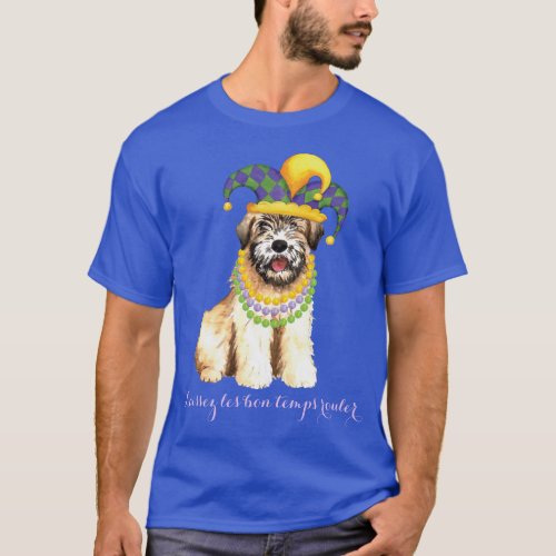 Mardi Gras Soft Coated Wheaten Terrier T_Shirt