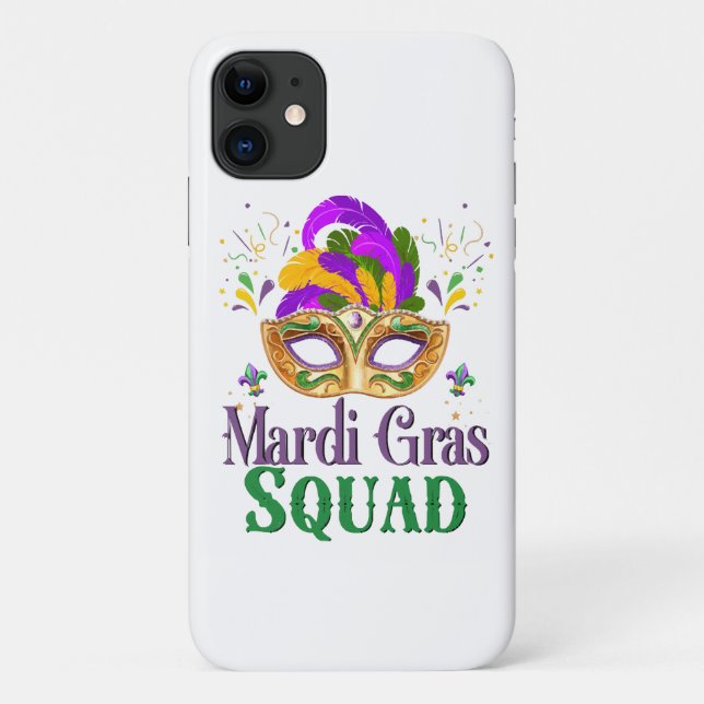 Mardi Gras Squad Case-Mate iPhone Case (Back)