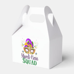 Mardi Gras Squad Favor Boxes
