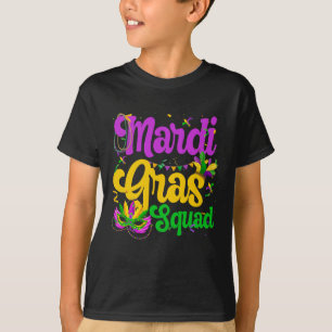 Mardi Gras Squad Party Costume T-Shirt