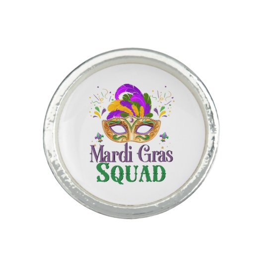 Mardi Gras Squad Ring (Front)