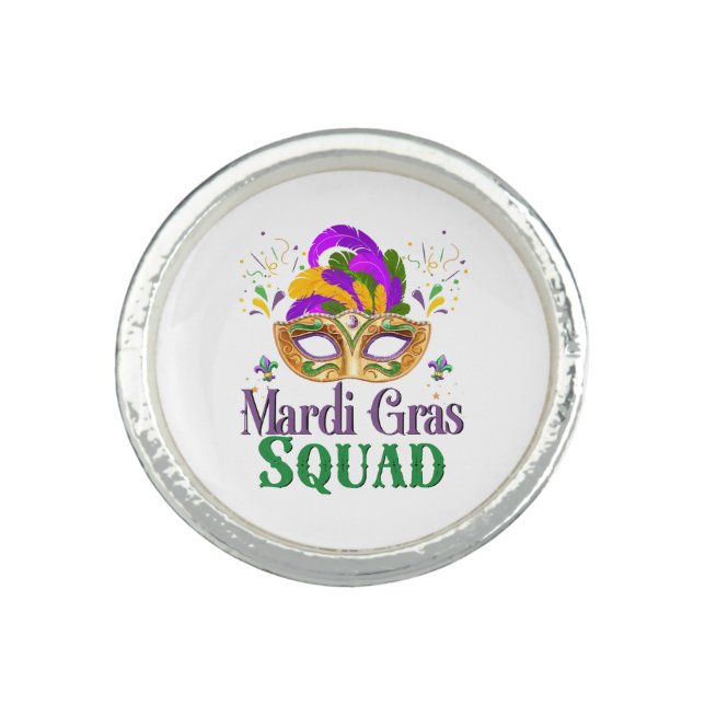 Mardi Gras Squad Ring (Front)
