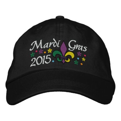 Mardi Gras _ SRF Embroidered Baseball Hat