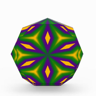 Mardi Gras Star Acrylic Award