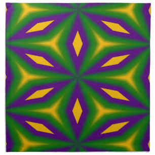 Mardi Gras Star Napkin