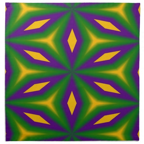 Mardi Gras Star Napkin