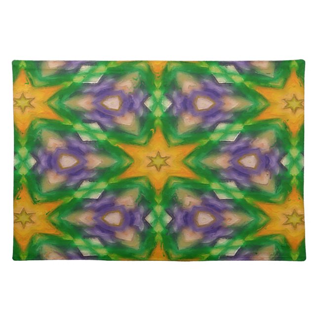 Mardi Gras Stars Placemat (Front)