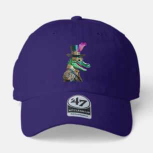 Mardi Gras Steampunk Party Animal Alligator 47 Brand Hat