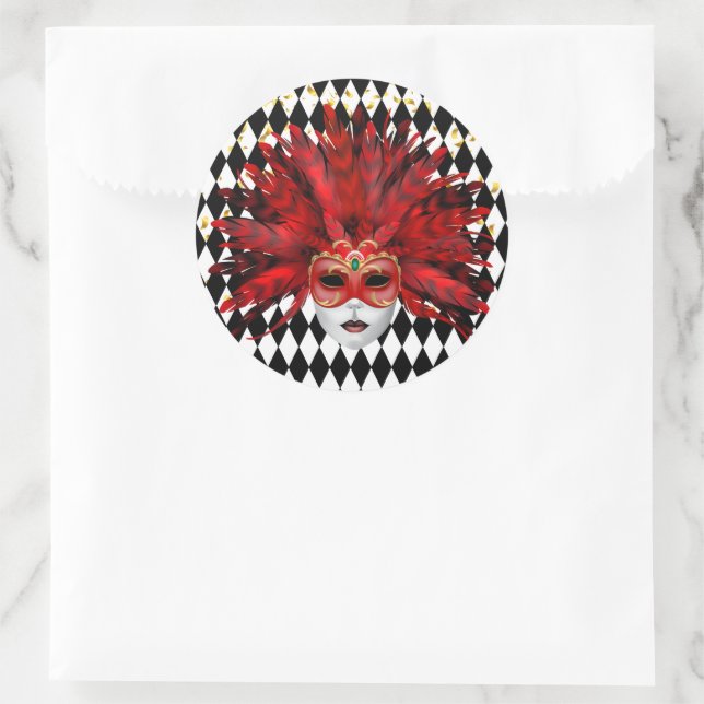 Mardi Gras Sticker (Bag)