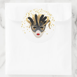 Mardi Gras Sticker