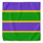 Mardi Gras Stripes Bandana
