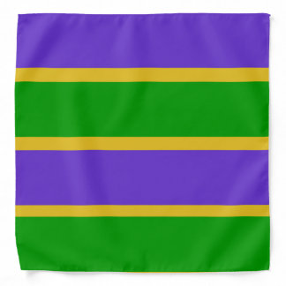 Mardi Gras Stripes Bandana