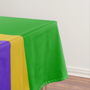 Mardi Gras Stripes  Tablecloth