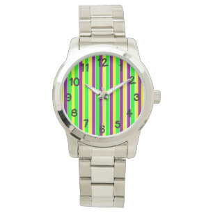 Mardi Gras Stripes Watch