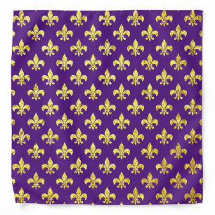 Mardi Gras Style Colorful Bandana