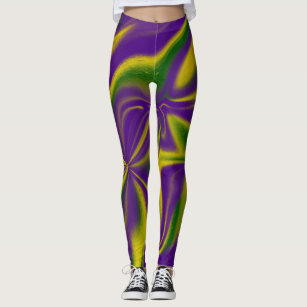 mardi gras running tights