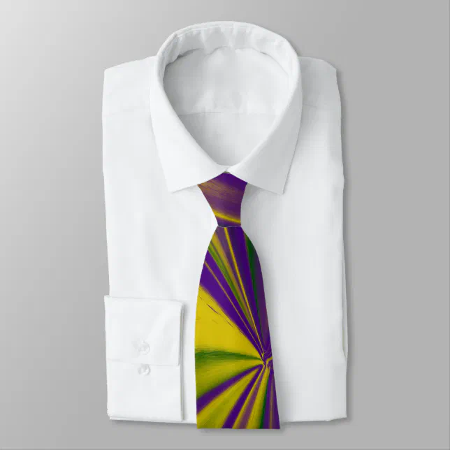 mardi gras neck tie
