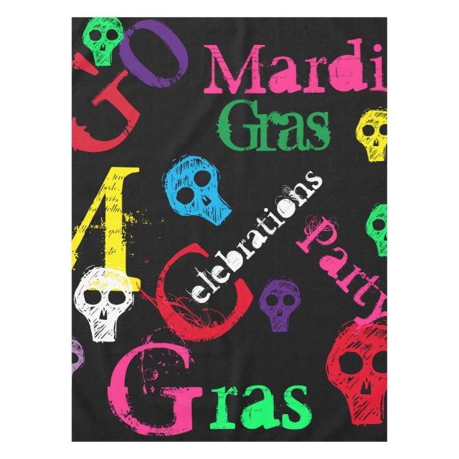 MARDI GRAS TABLECLOTH (Front)