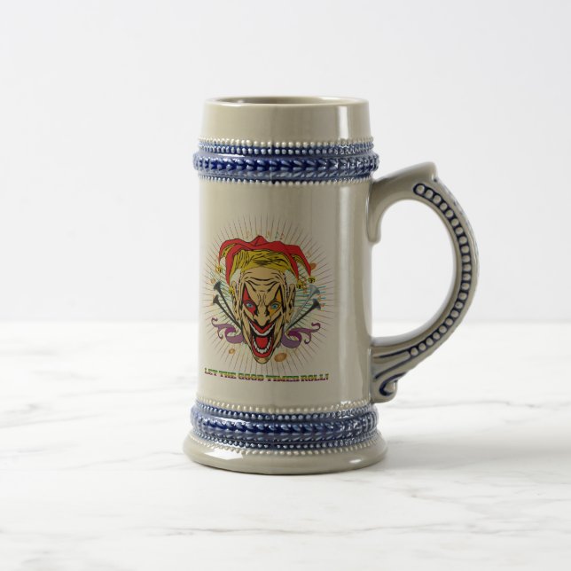 Mardi-Gras-The Joker-Jests Beer Stein (Right)