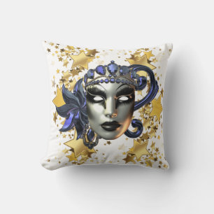 Mardi Gras Throw Pillow