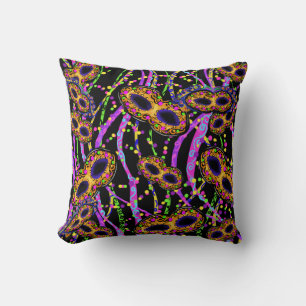Mardi Gras Throw Pillow