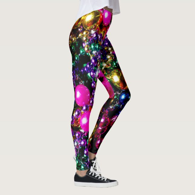 Mardi Gras "throws" LEGGINGS (Right)