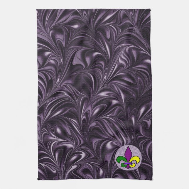 Mardi Gras Towel (Vertical)