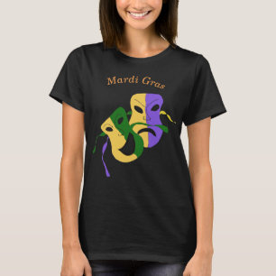 Mardi Gras Tragedy Comedy Mask T-Shirt