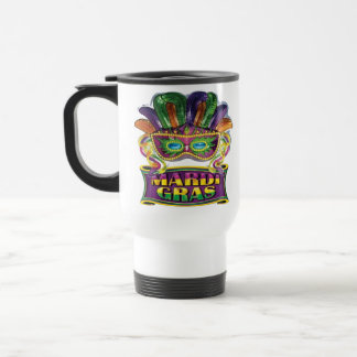 Mardi Gras Travel Mug Coffee cup