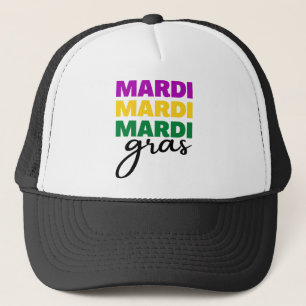 Mardi Gras Trucker Hat