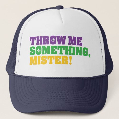 Mardi Gras Trucker Hat
