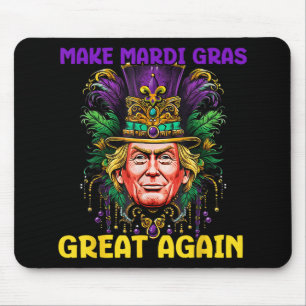 Mardi Gras Trump 2025 Funny Make Mardi Gras Great Mouse Pad