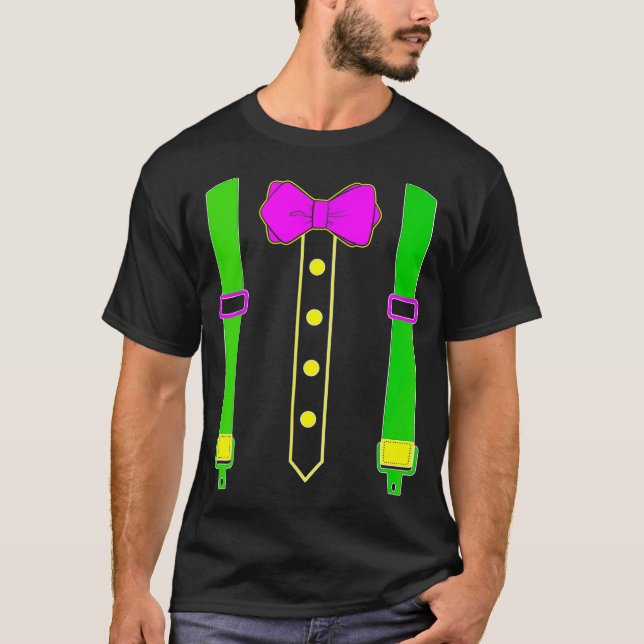 Mardi Gras Tuxedo Costume Carnival Parade Mardi Gr T-Shirt (Front)