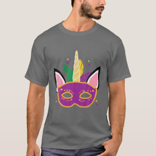 Mardi Gras Unicorn Party Costume Apparel Men Kids T-Shirt