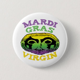 Mardi Gras Virgin Button