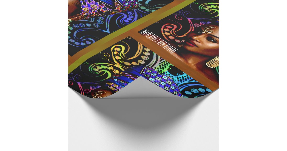 mardi gras wrapping paper