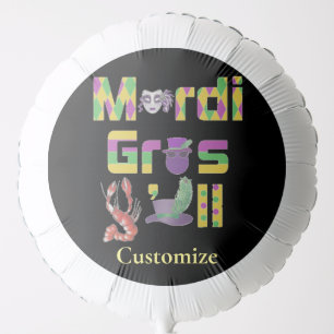 Mardi Gras Y'all Thunder_Cove Balloon