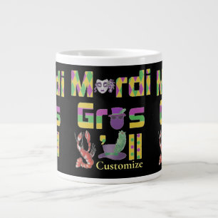 Mardi Gras Y'all Thunder_Cove Giant Coffee Mug