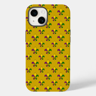 Mardi grass pattern Case-Mate iPhone 14 case