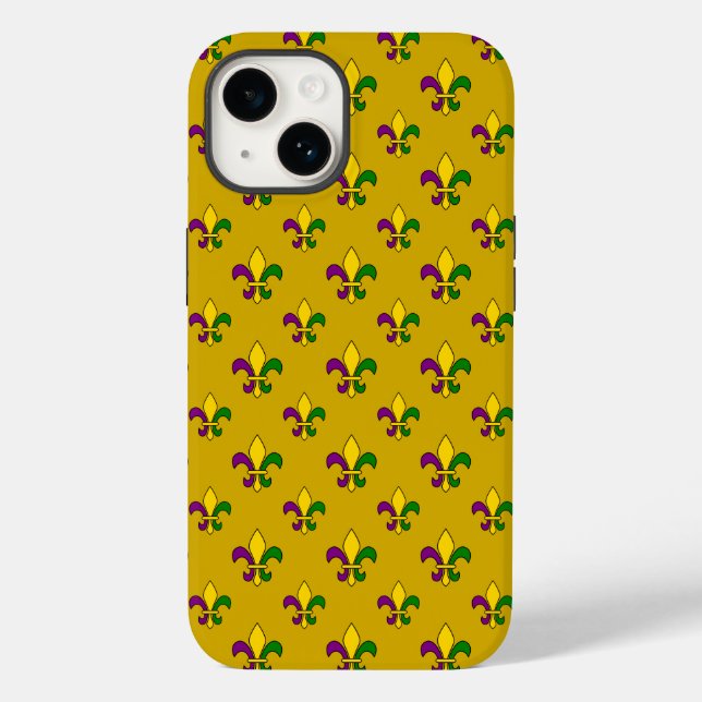 Mardi grass pattern Case-Mate iPhone case (Back)