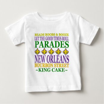 Mardis Gras Baby T-shirt by Shaneys at Zazzle