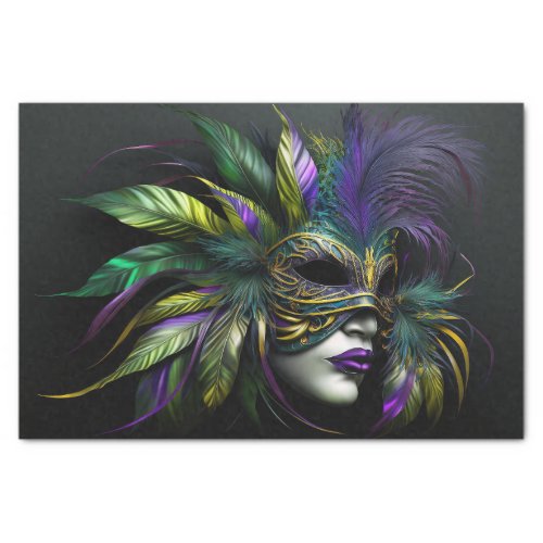 Mardis Gras Mask Tissue Paper