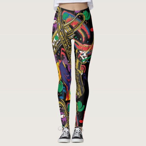 Mardis Gras New Orleans Leggings