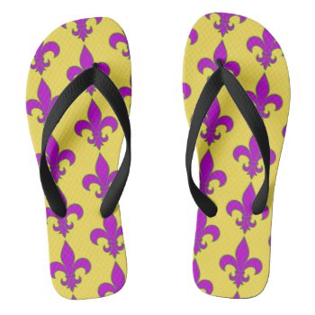 Mardis Gras Party Flip Flops by Shaneys at Zazzle