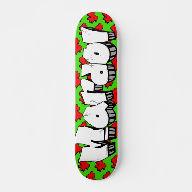 Mardol Graffiti Custom Personalized Skateboard (Front)