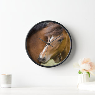 Mare And Colt Clock